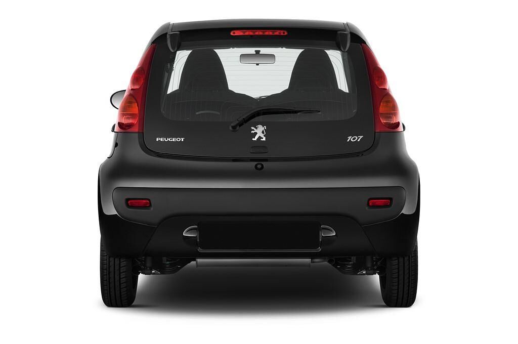Peugeot 107 (Baujahr 2010) Filou 5 Türen Heckansicht