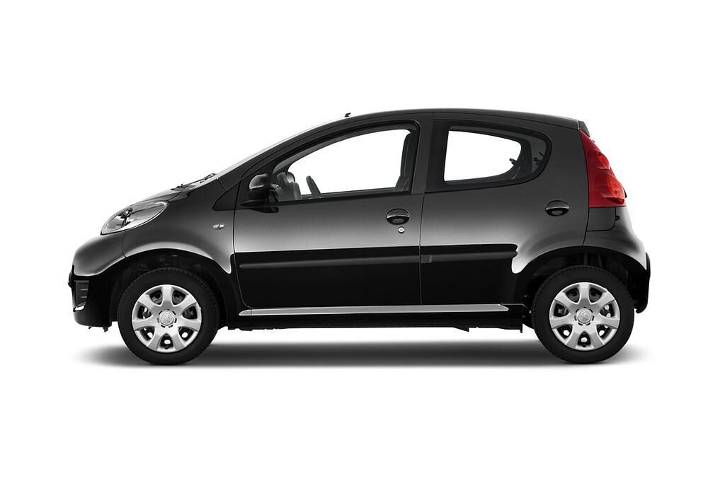 Peugeot 107 (Baujahr 2010) Filou 5 Türen Seitenansicht
