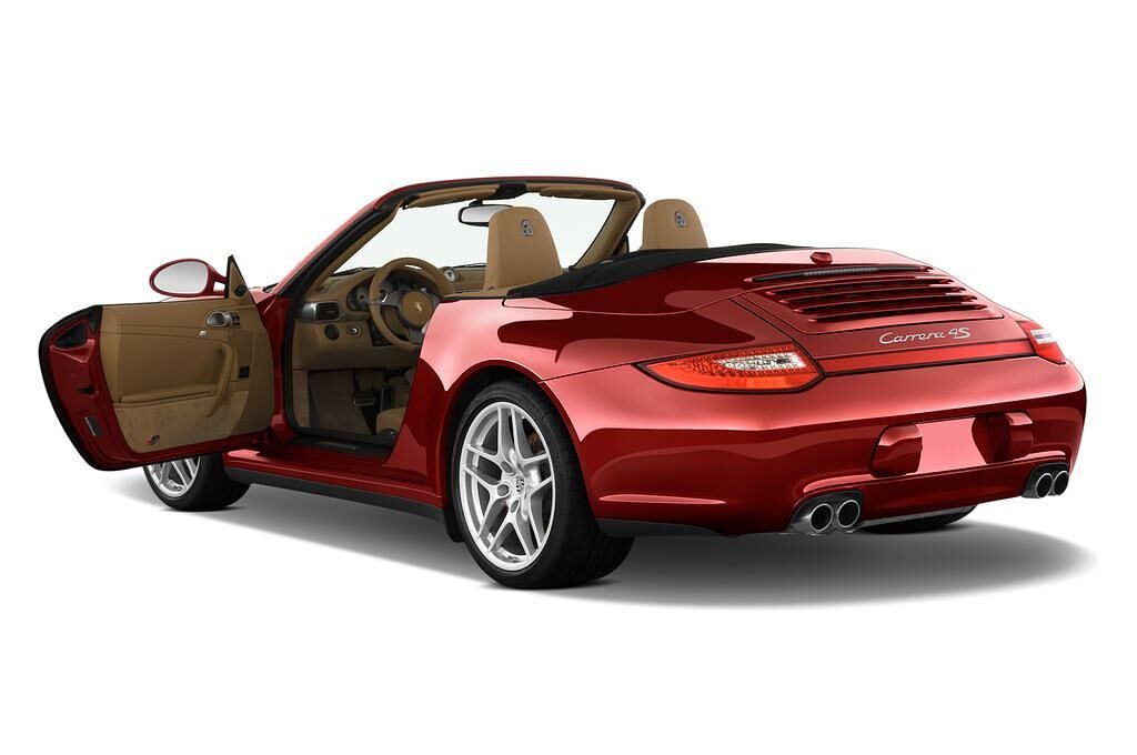 Porsche 911 (Baujahr 2010) Carrera 4S 2 Türen Tür geöffnet