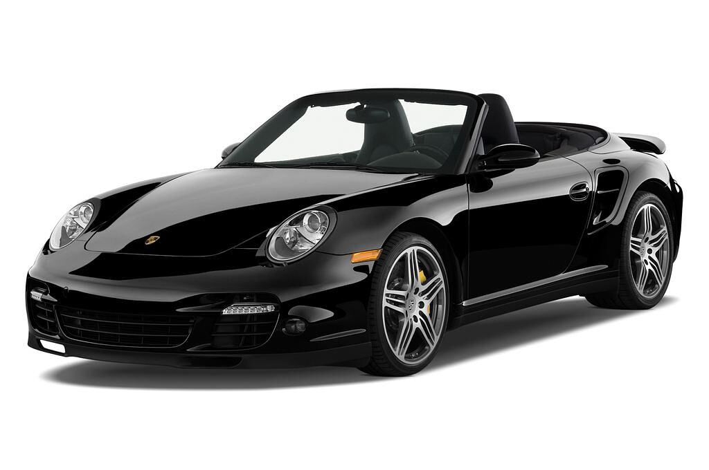 Porsche 911 (Baujahr 2010) Turbo Cabriolet 2 Türen seitlich vorne