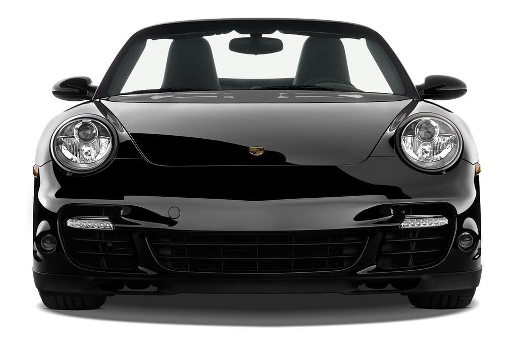 Porsche 911 (Baujahr 2010) Turbo Cabriolet 2 Türen Frontansicht