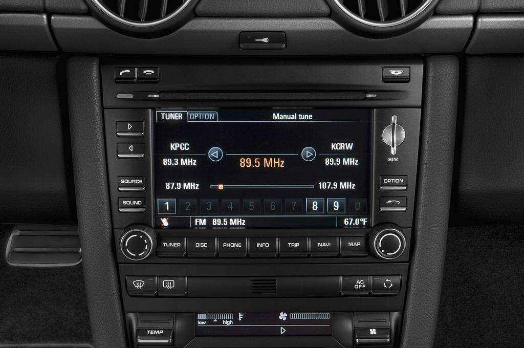Porsche Cayman (Baujahr 2011) - 3 Türen Radio und Infotainmentsystem