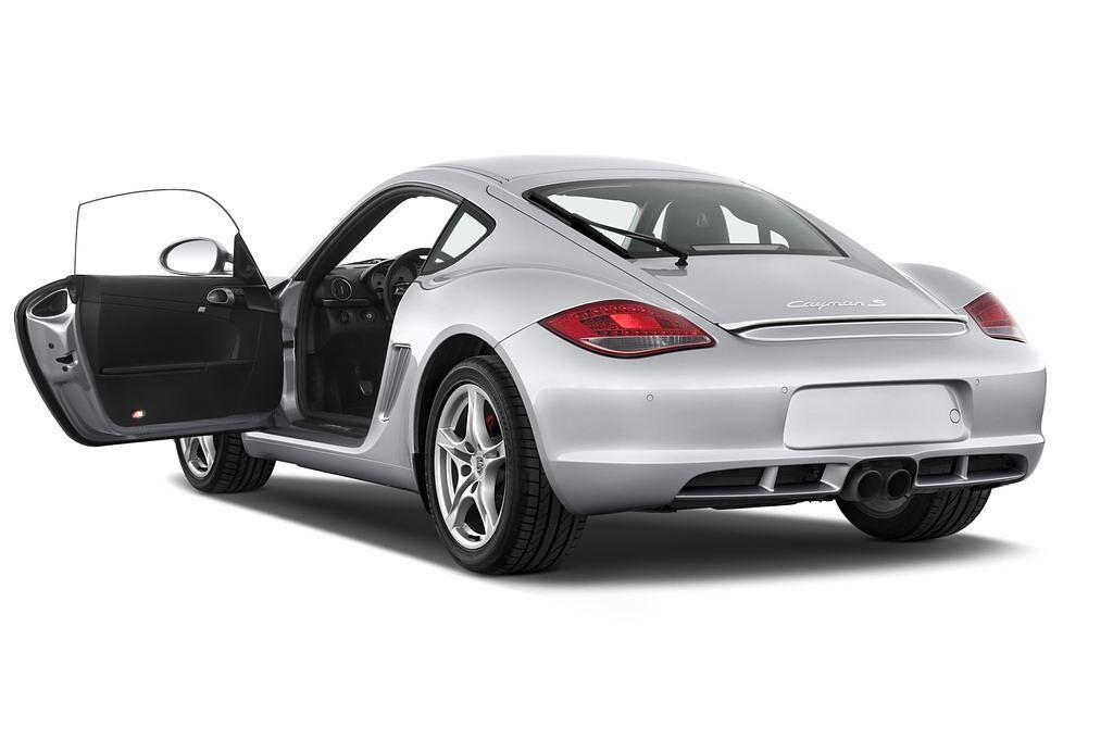 Porsche Cayman (Baujahr 2011) S 3 Türen Tür geöffnet