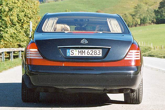 Das Heck ist elegant, verrät aber nicht auf den ersten Blick den Luxus-Wagen