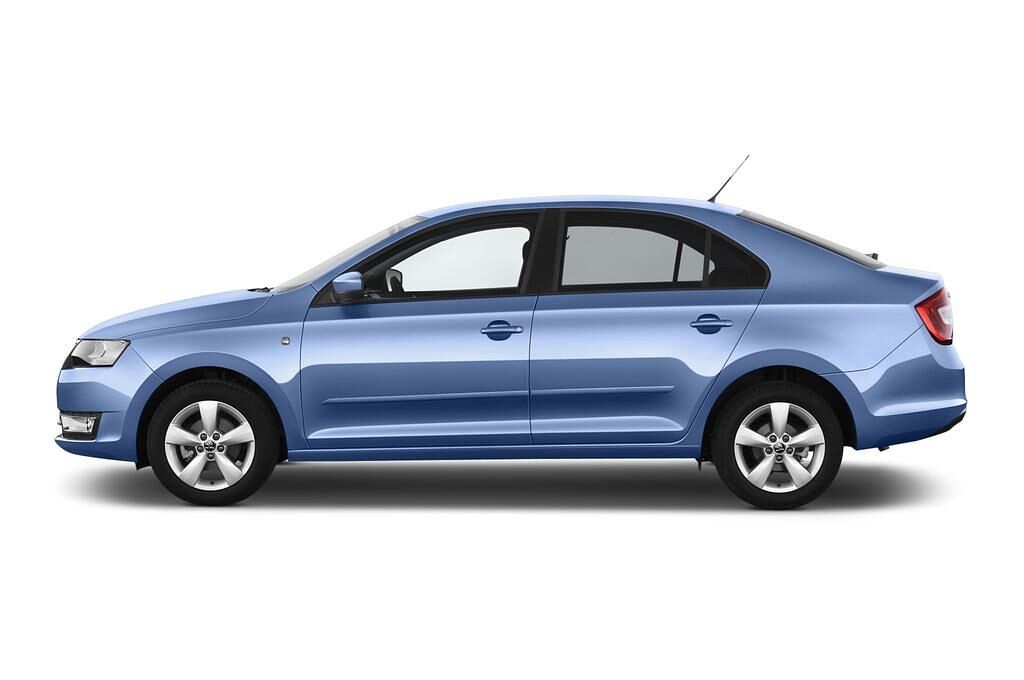 Skoda Rapid (Baujahr 2013) Elegance 5 Türen Seitenansicht