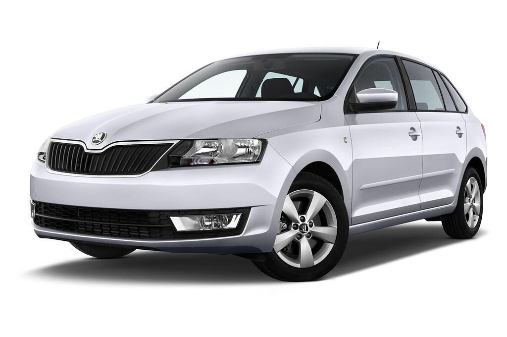 Skoda Rapid Spaceback (Baujahr 2014) Elegance 5 Türen seitlich vorne mit Felge
