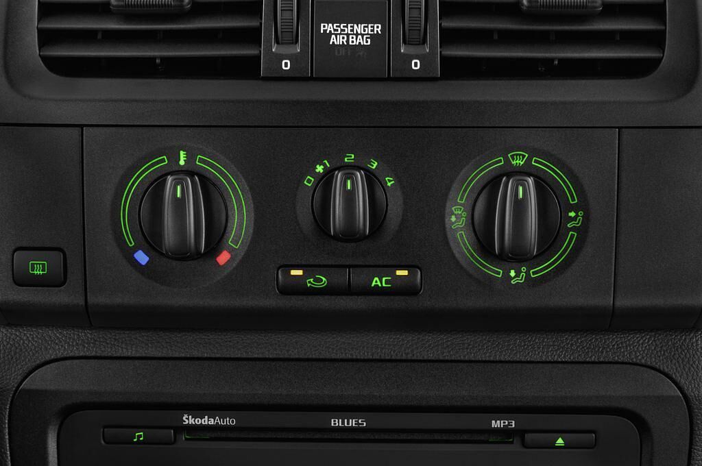Skoda Roomster (Baujahr 2013) Active 5 Türen Temperatur und Klimaanlage