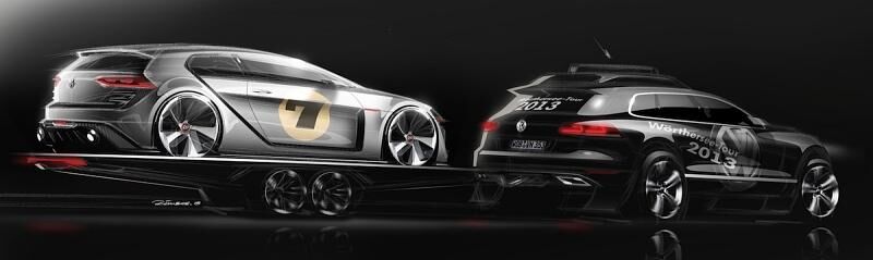 VW Golf GTI Rennsportstudie