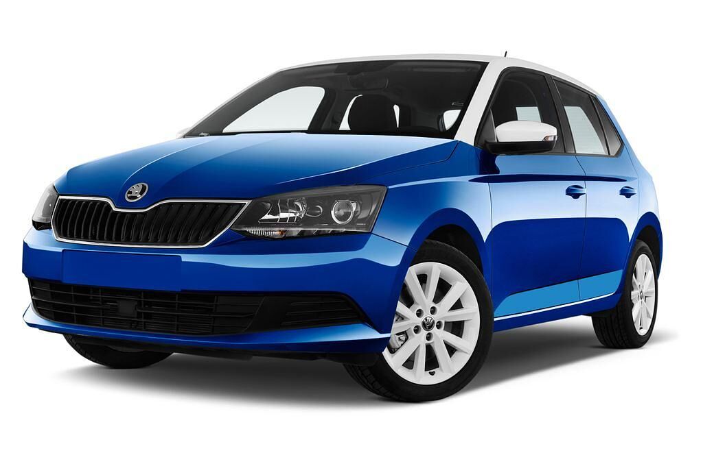 Skoda Fabia (Baujahr 2015) Ambition 5 Türen seitlich vorne mit Felge