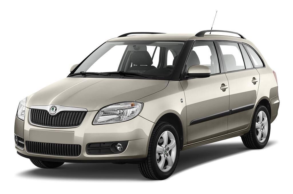 Skoda Fabia (Baujahr 2009) Elegance 5 Türen seitlich vorne
