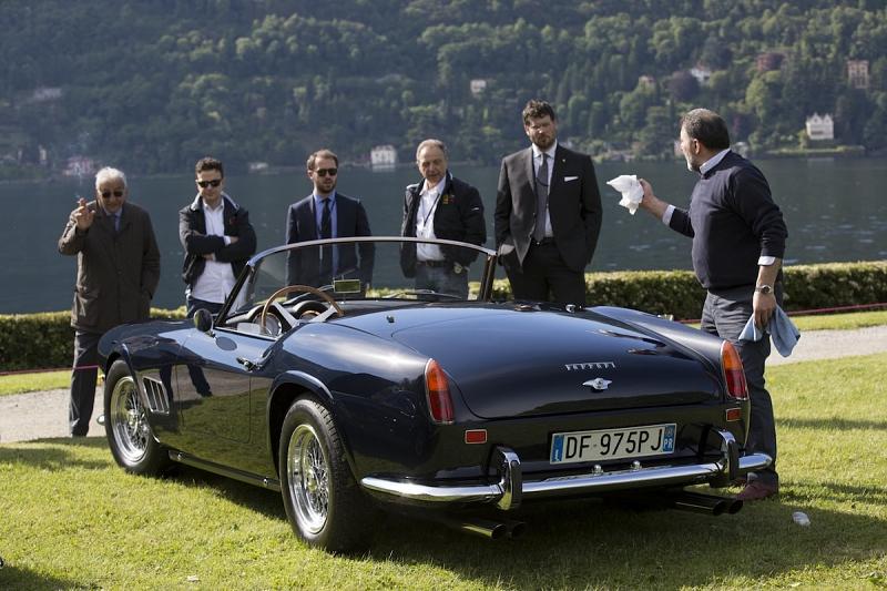 Ferraris werden beim Concorso d Eleganza Villa d Este besonders begutachtet
