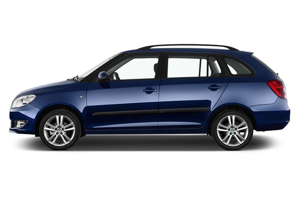 Skoda Fabia (Baujahr 2013) Elegance 5 Türen Seitenansicht