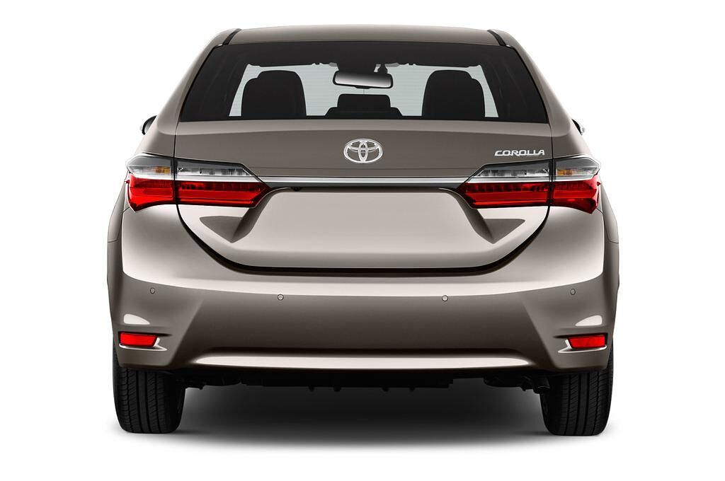 Toyota Corolla (Baujahr 2017) Comfort 4 Türen Heckansicht