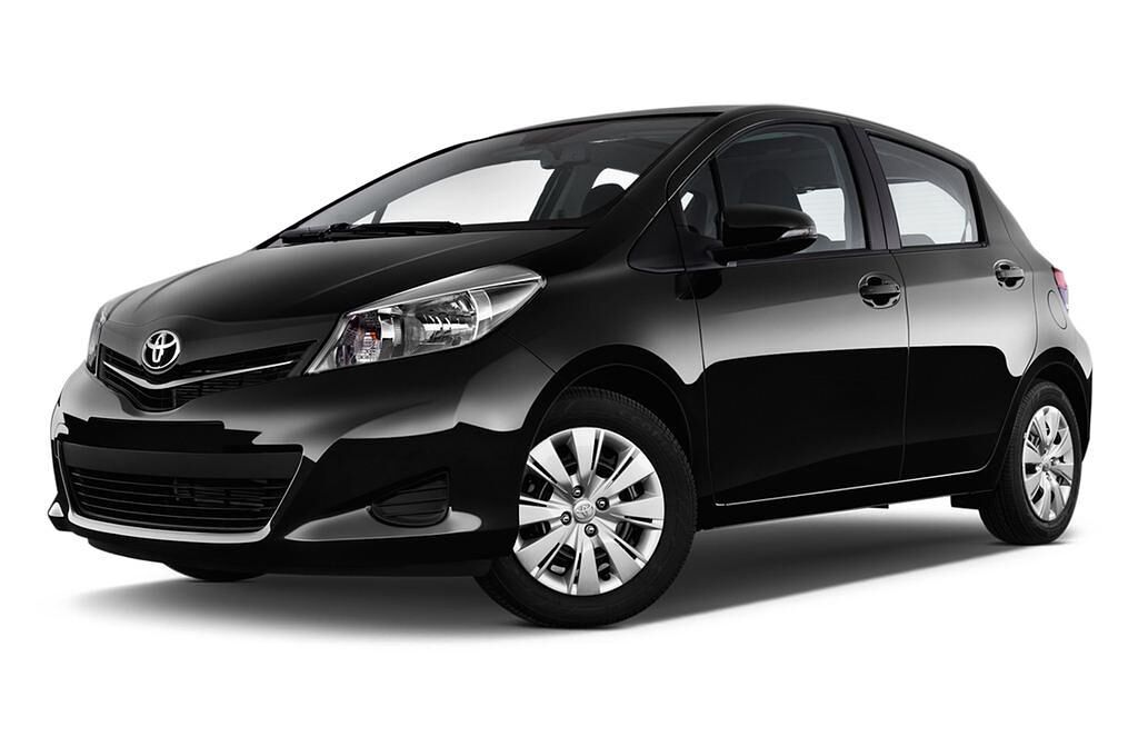 Toyota Yaris (Baujahr 2011) Life 5 Türen seitlich vorne mit Felge