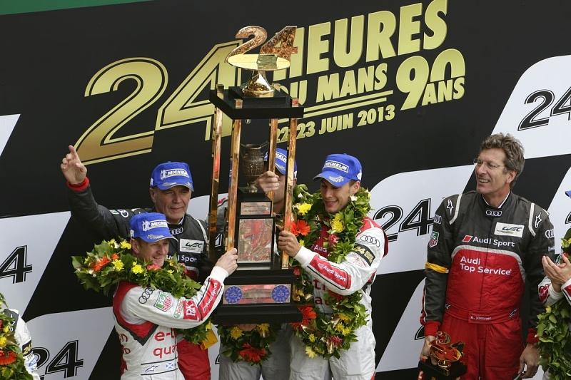 Die Stunde des Siegers: Audi zelebriert den Triumph bei den 24 Stunden von Le Mans 2013