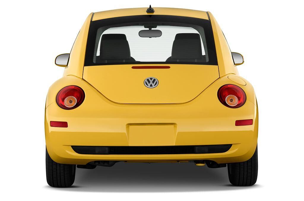 Volkswagen New Beetle (Baujahr 2010) - 3 Türen Heckansicht