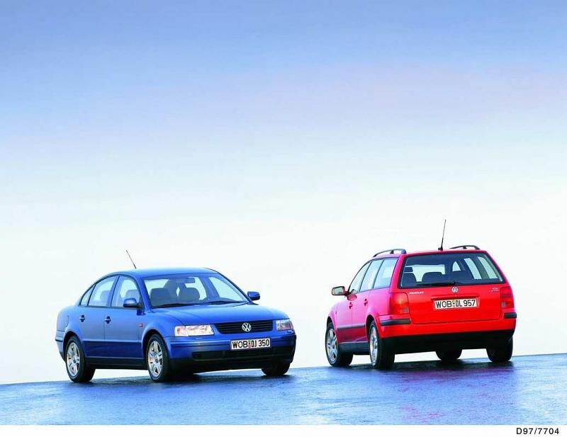 VW Passat und VW Passat Variant von 1997.