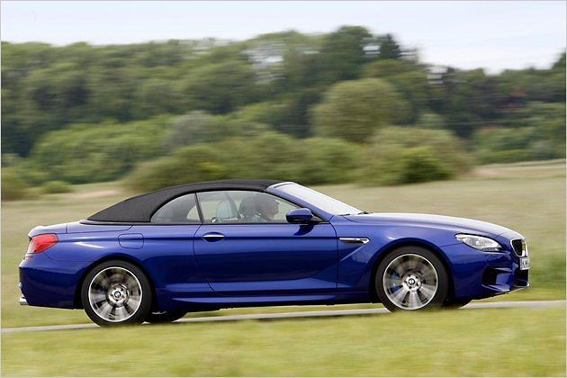In Deutschland regnet es auch mal: Selbst mit geschlossenem Dach macht das neue M6 Cabrio eine gute Figur