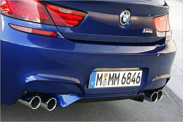 Das Heck des M6 Cabrios wirkt schnittig