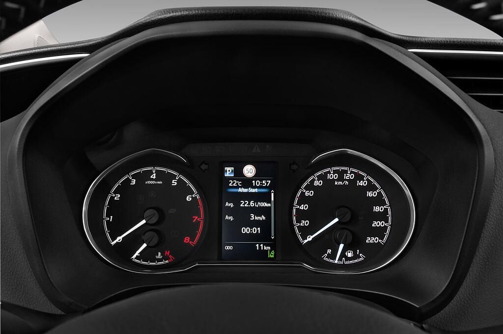 Toyota Yaris (Baujahr 2017) Launch Edition 5 Türen Tacho und Fahrerinstrumente