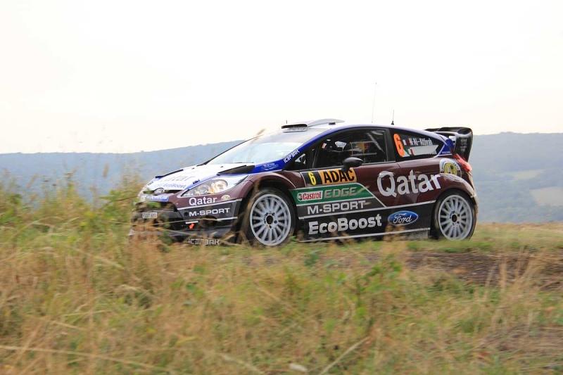 Ford Fiesta-Fahrer Nasser Al-Attiyah mit Vollgas unterwegs.