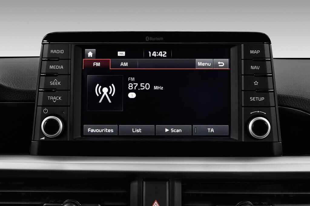 KIA Picanto (Baujahr 2017) Sprit 5 Türen Radio und Infotainmentsystem