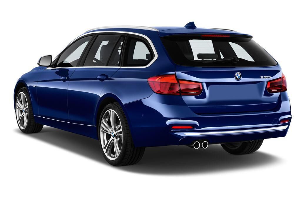 BMW 3 Series Touring (Baujahr 2017) Luxury Line 5 Türen seitlich hinten