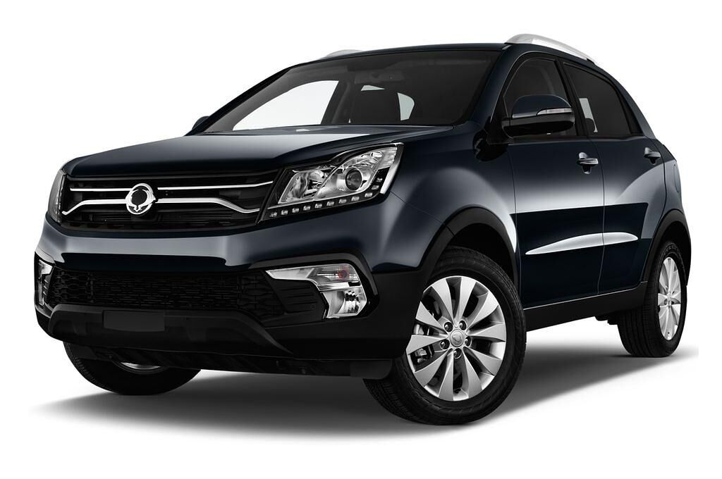 SsangYong Korando (Baujahr 2017) Quartz 5 Türen seitlich vorne mit Felge