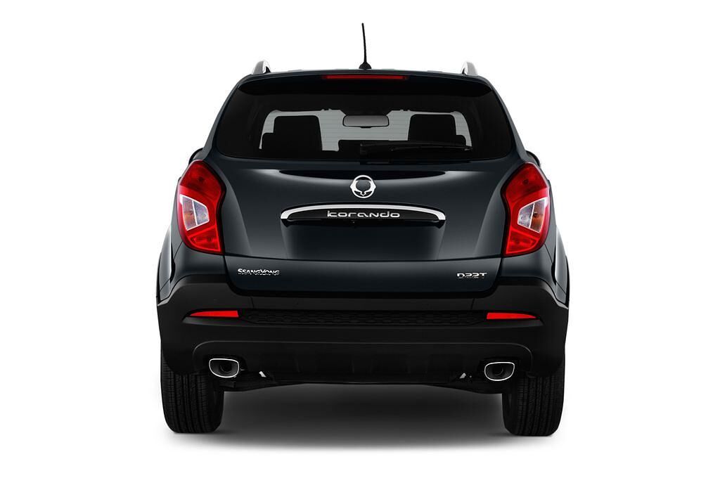 SsangYong Korando (Baujahr 2017) Quartz 5 Türen Heckansicht