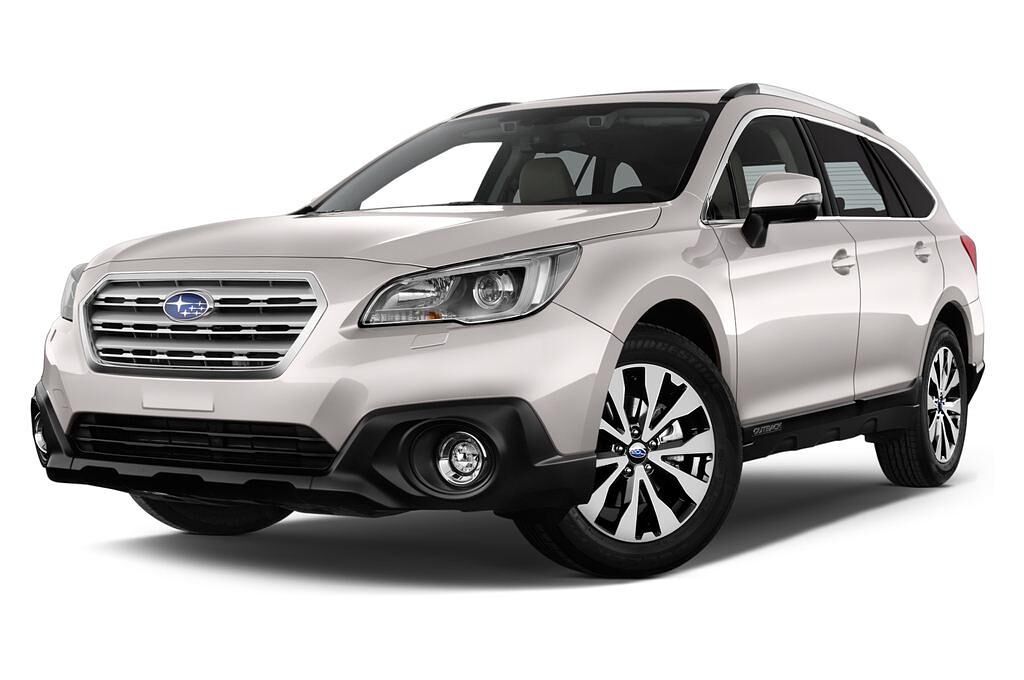 Subaru Outback (Baujahr 2017) Sport 5 Türen seitlich vorne mit Felge