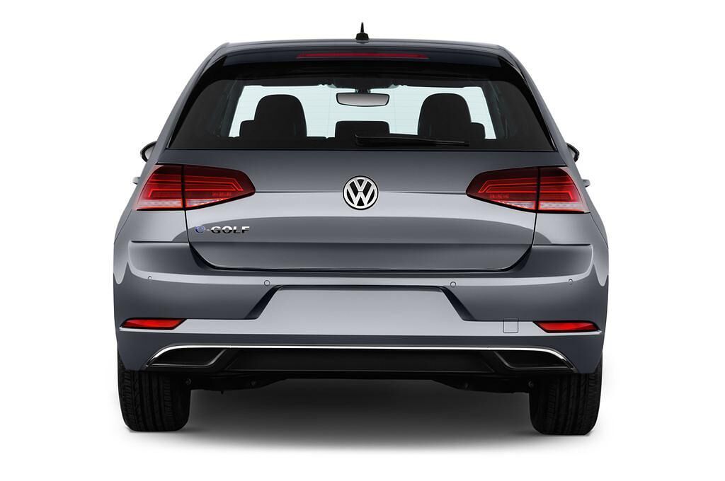 Volkswagen Golf (Baujahr 2017) e 5 Türen Heckansicht