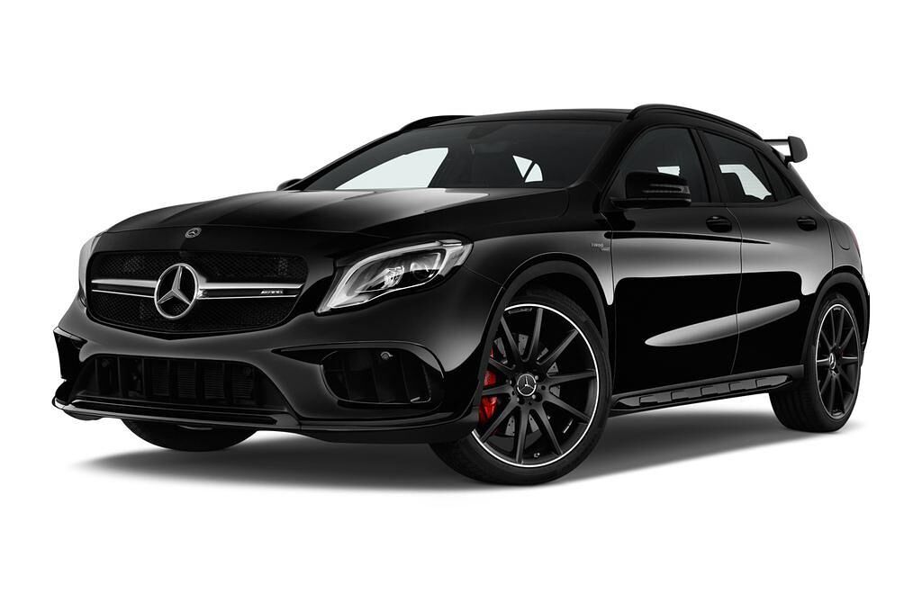 Mercedes GLA (Baujahr 2018) AMG 45 5 Türen seitlich vorne mit Felge