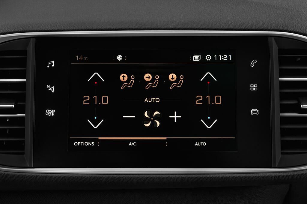 Peugeot 308 SW (Baujahr 2018) Allure 5 Türen Temperatur und Klimaanlage