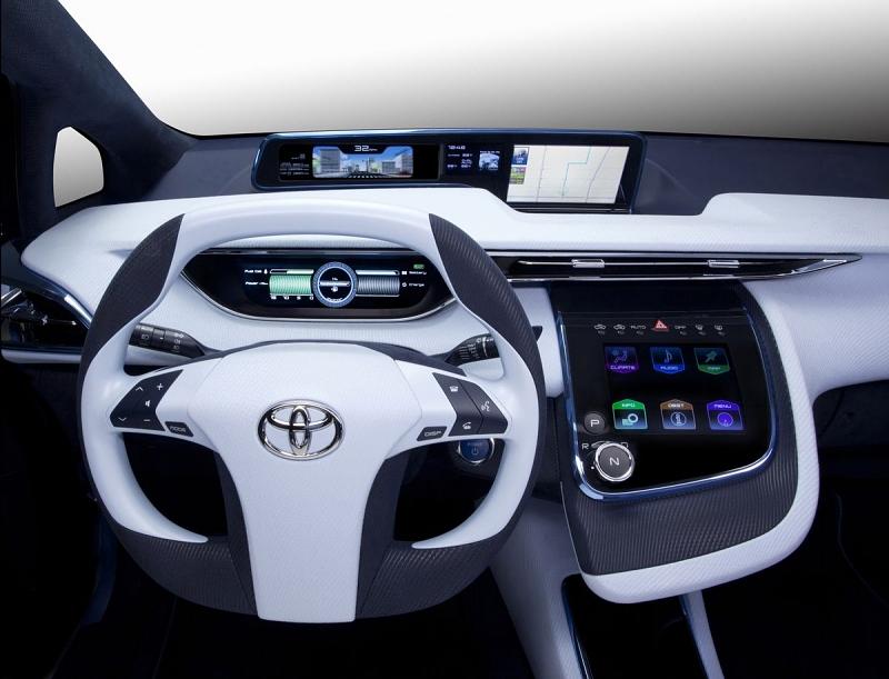 Der Innenraum des Toyota FCV R ist futuristisch