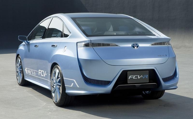 Das Heck des Toyota FCV R strahlt Leichtigkeit aus