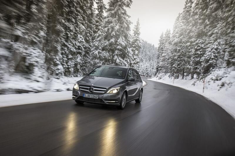 Der Mercedes-Benz B220 4matic hat 184 PS