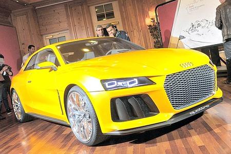 Der neue Sportwagen Audi-Quattro kommt auf Basis des A6