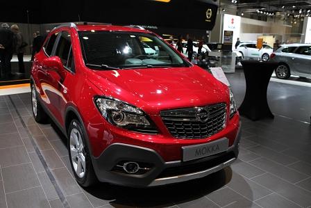 Auto Mobil International 2012 in Leipzig: Opel hat den Kompakt-SUV Mokka nach Leipzig mitgebracht