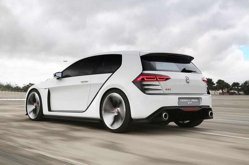 Der VW Design Vision GTI ist sechs Zentimeter tiefer als das Serienmodell