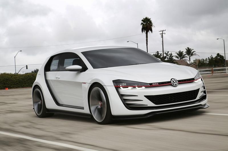 Der VW Design Vision GTI basiert auf dem Modularen Querbaukasten (MQB)