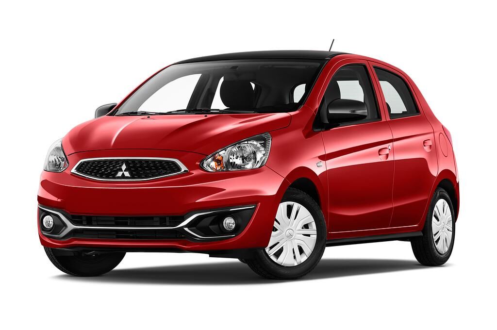 Mitsubishi Space Star (Baujahr 2019) Diamant Editionen 5 Türen seitlich vorne mit Felge