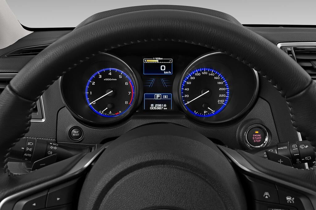 Subaru Outback (Baujahr 2019) Comfort 5 Türen Tacho und Fahrerinstrumente