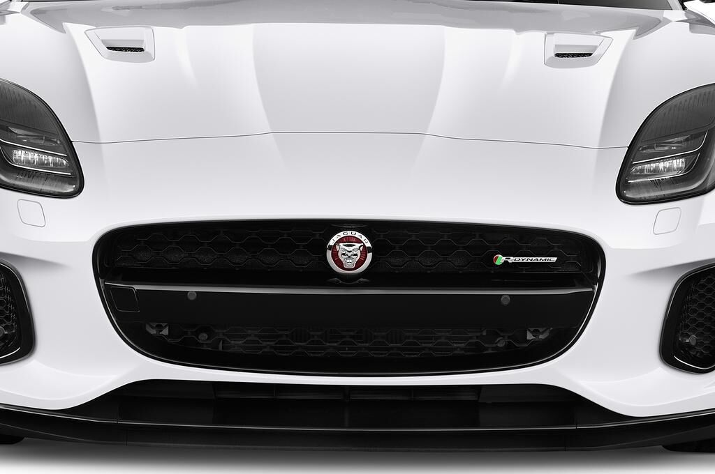Jaguar F-Type (Baujahr 2019) R Dynamic 2 Türen Kühlergrill und Scheinwerfer