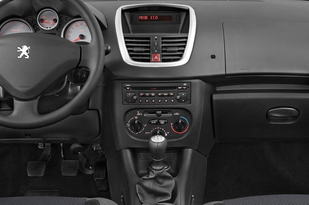 Peugeot 206+ (Baujahr 2009) - 3 Türen Mittelkonsole