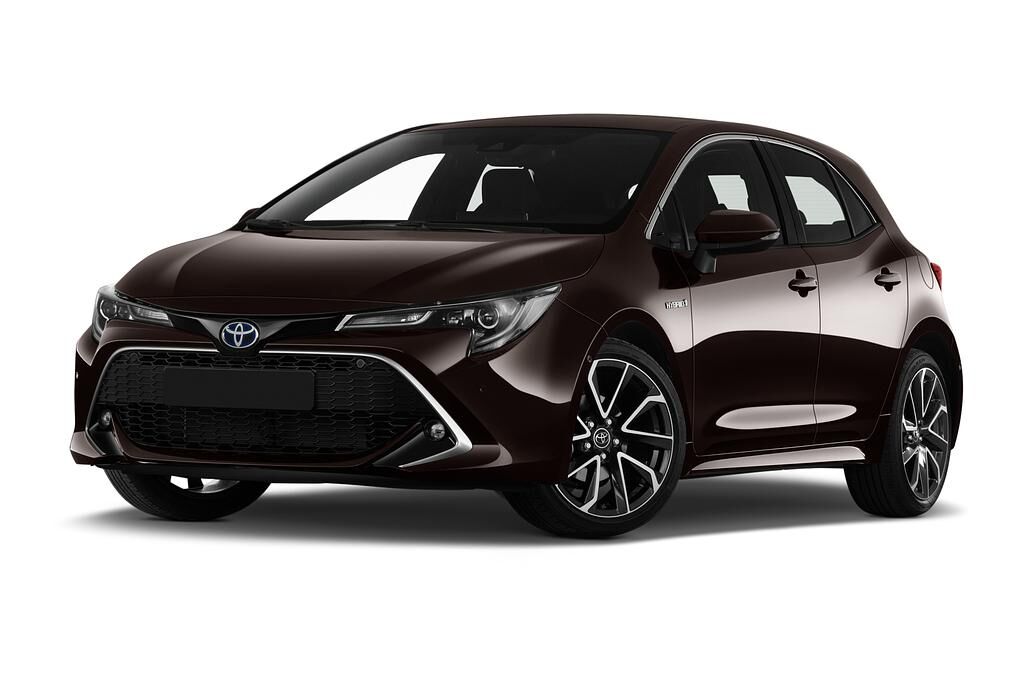 Toyota Corolla (Baujahr 2019) Hybrid Lounge 5 Türen seitlich vorne mit Felge