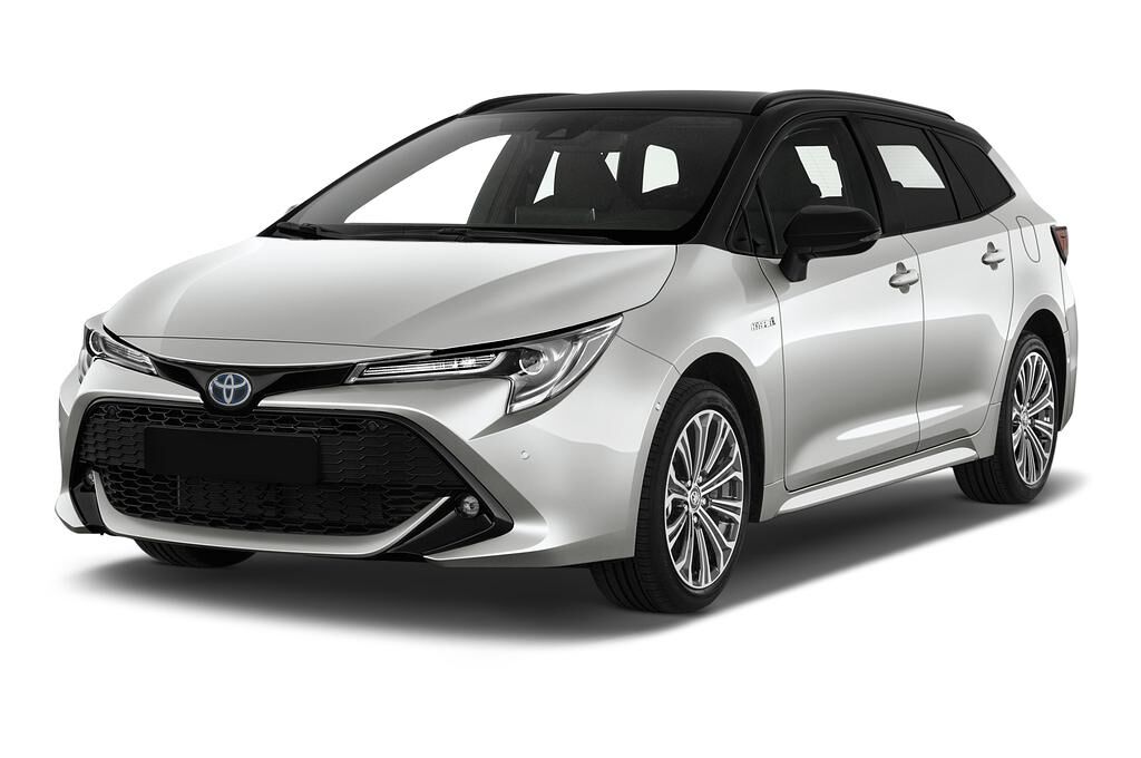 Toyota Corolla Touring Sports (Baujahr 2019) Hybrid Club 5 Türen seitlich vorne