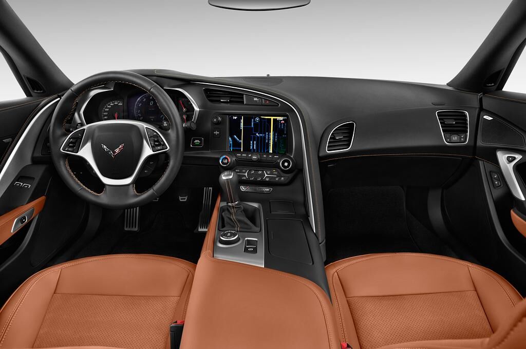 Chevrolet Corvette Stingray (Baujahr 2018) 3LT 2 Türen Cockpit und Innenraum