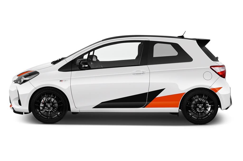 Toyota Yaris (Baujahr 2018)  3 Türen Seitenansicht