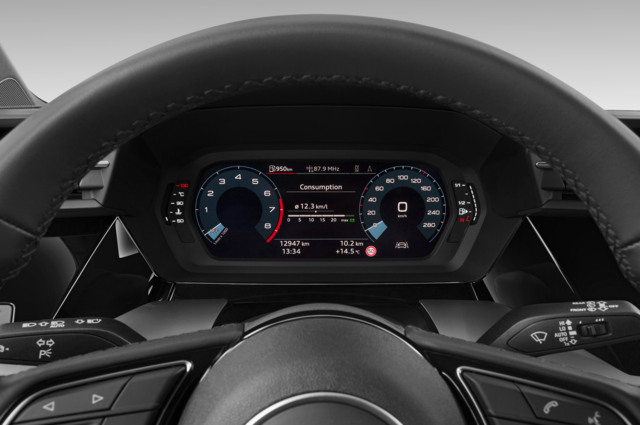 Audi A3 Sportback (Baujahr 2023) Advanced 5 Türen Tacho und Fahrerinstrumente