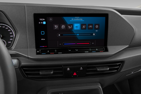 Volkswagen Caddy Cargo (Baujahr 2021) Maxi Regular Cab 4 Türen Temperatur und Klimaanlage